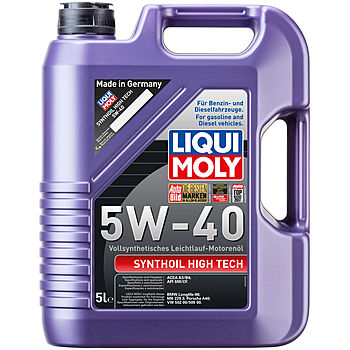 Синтетическое моторное масло Synthoil High Tech 5W-40 - 5 л